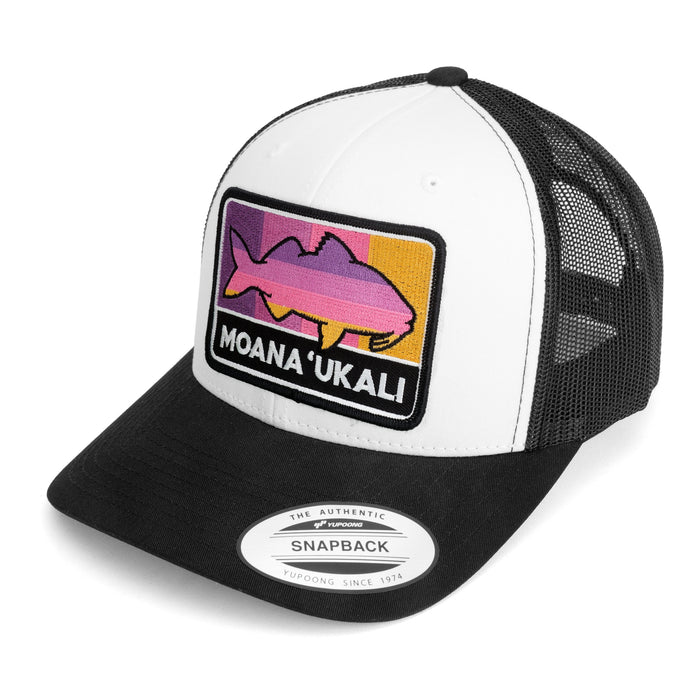 HFG - Moana 'Ukali (Goatfish) Black / White Classic Snapback Trucker Hat