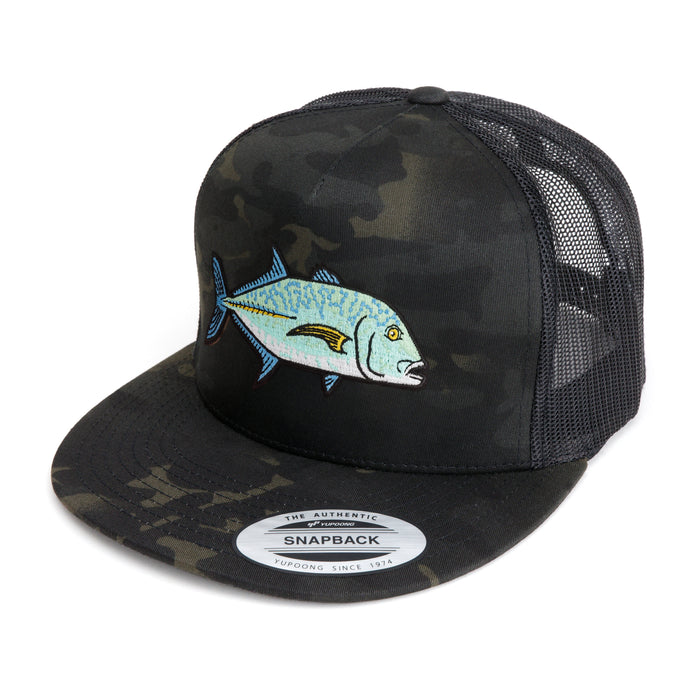 HFG - Omilu (Bluefin Trevally) MultiCam® Black Flatbill Snapback