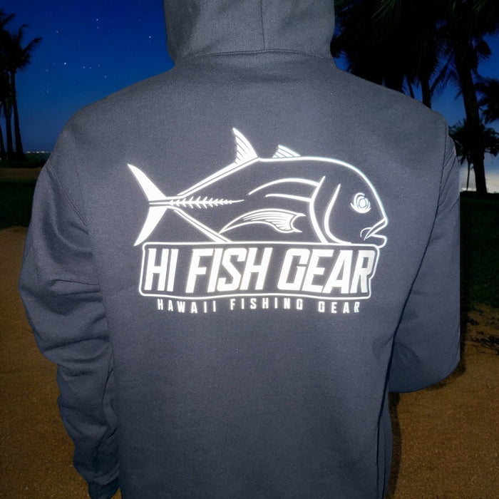 HFG Reflective Ulua Logo Pull-Over Hoodie Sweater