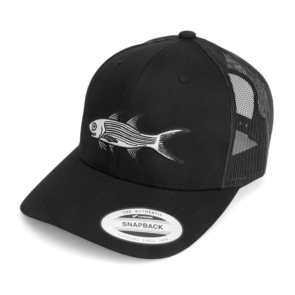 HFG - Moi Black Classic Snapback Trucker Hat — HiFishGear