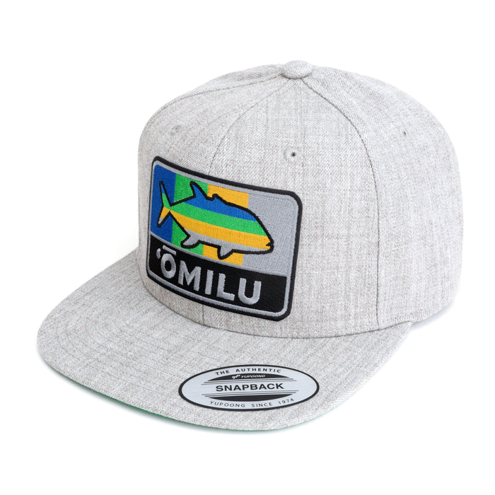 HFG - Omilu Heather Grey Flat Bill Snapback Hat