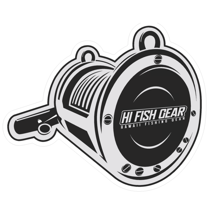 Gun and fishing rod heart wall decal - TenStickers