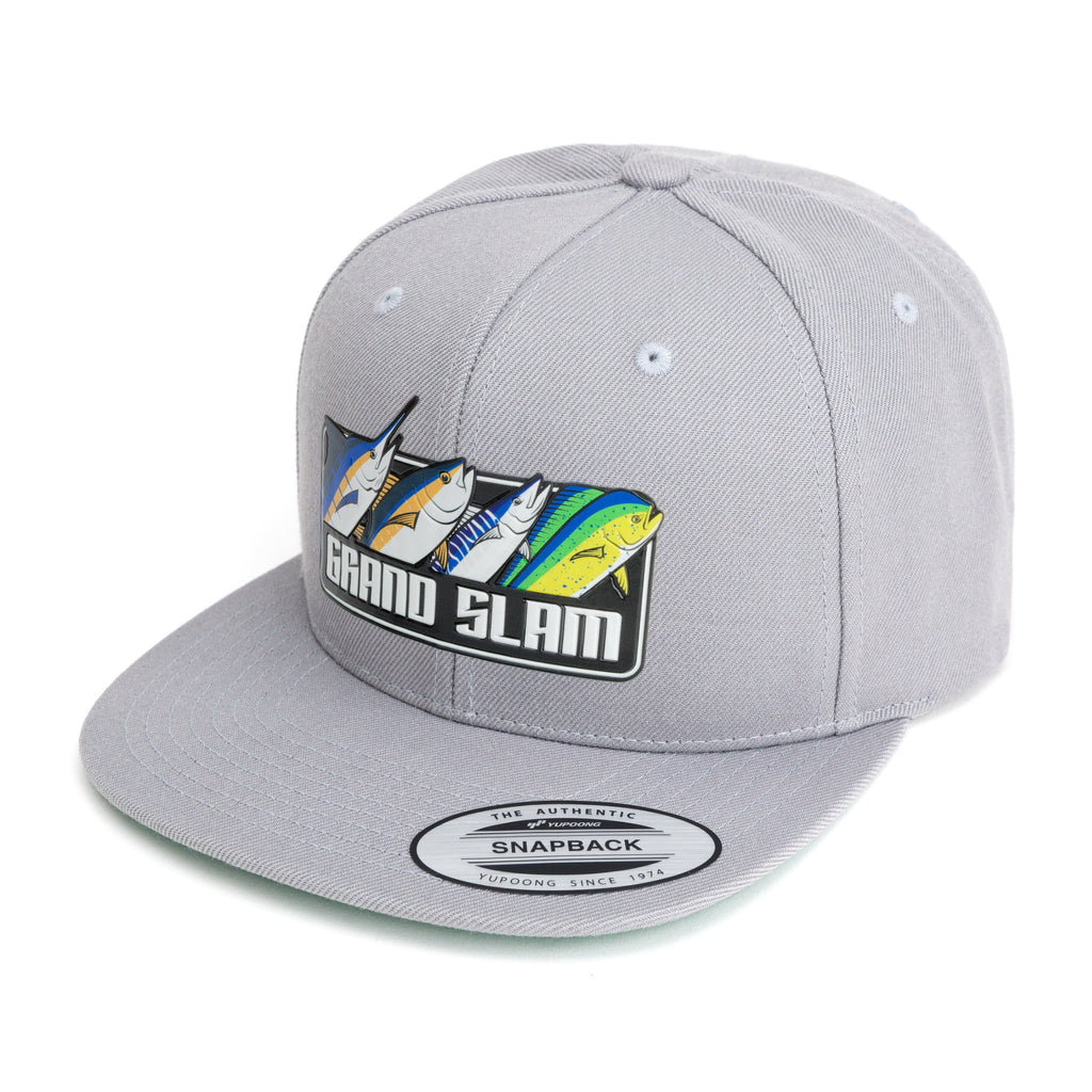 HFG - Pelagic Grand Slam White/Black Snapback Flatbill Trucker Hat —  HiFishGear