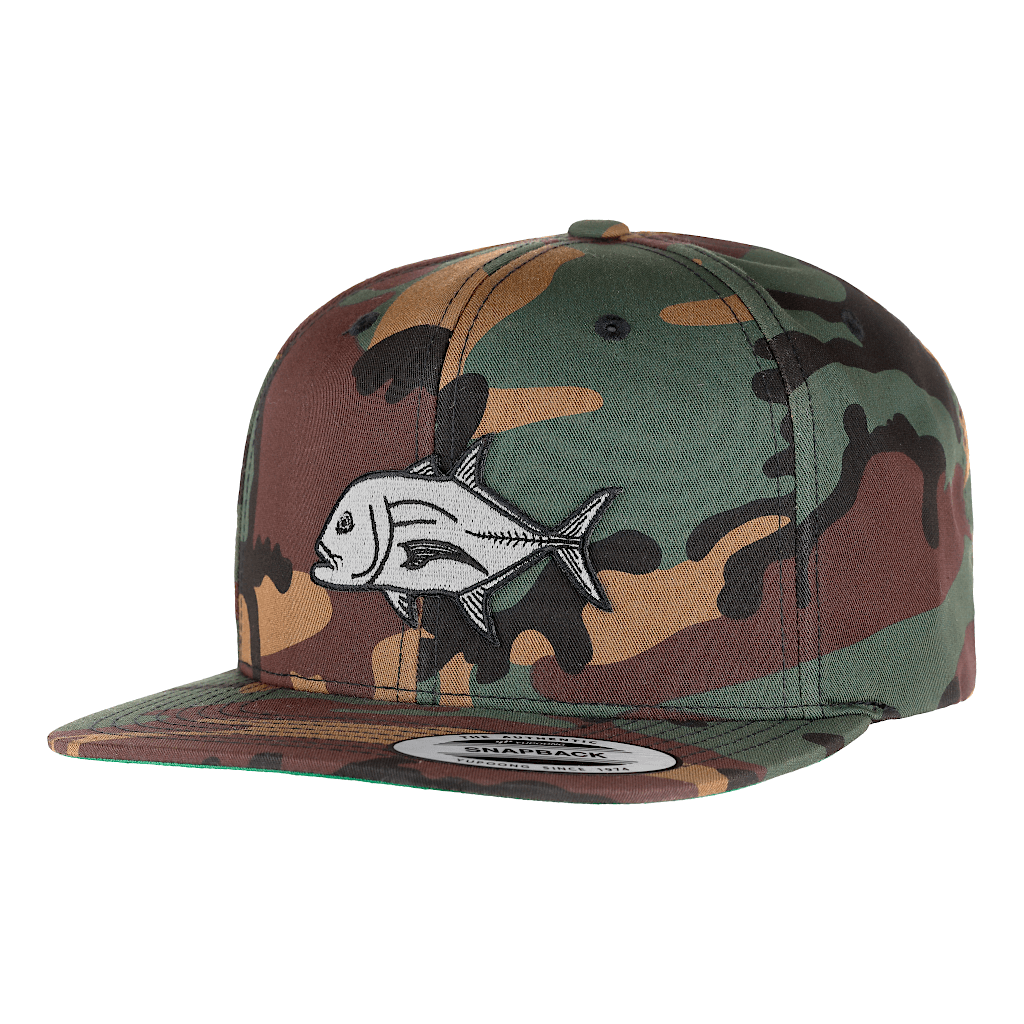 Camo Flat Bill Hat 