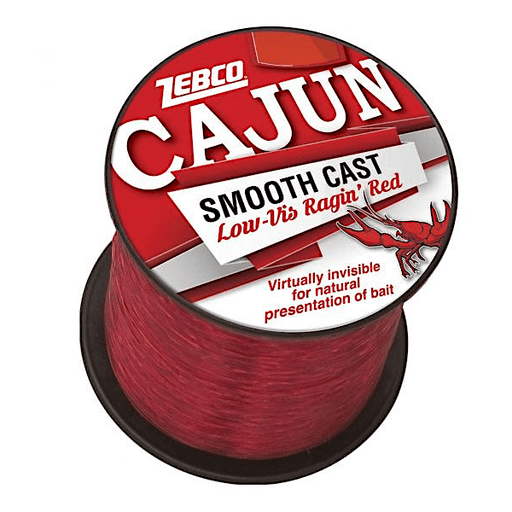 Cajun Low-Vis Ragin' Red Line 40 lb. Red Quarter
