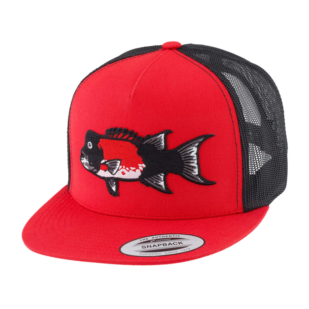 https://www.hifishgear.com/cdn/shop/products/hfg-california-sheephead-red-black-snapback-flat-bill-trucker-hat_1200x1200.jpg?v=1678846523