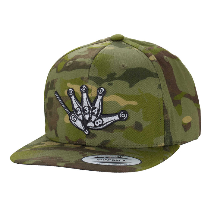 HFG - Throw Da Shaka Tropic Multicam® Flatbill Snapback Hat
