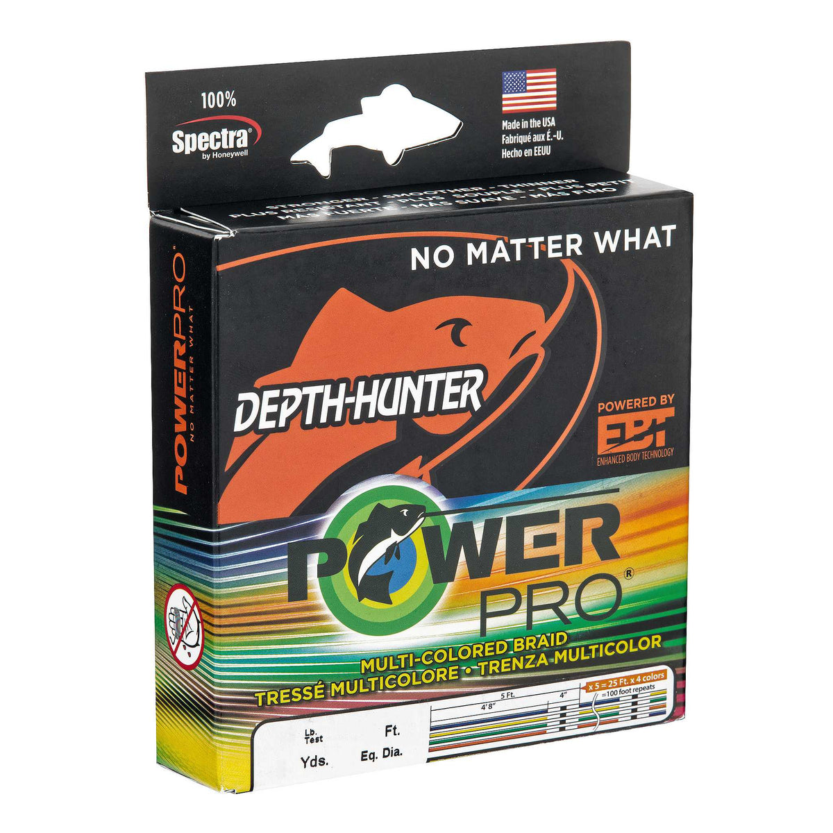 PowerPro Depth Hunter Braided Fishing Line 333yds - TackleDirect